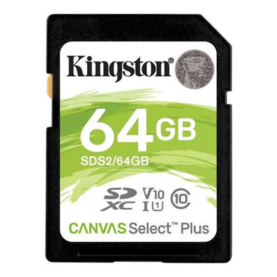 Kingston SDS264GB SD XC 64GB clase 10